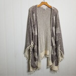 Anthropologie Eliana Pommed Hem Kimono, One Size